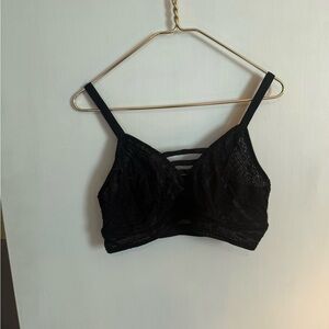 Torrid Black Strappy Lace Bralette